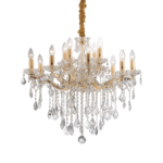 Lustre FLORIAN SP12 transparente/ouro