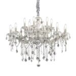 Lustre FLORIAN SP12 transparente/cromado