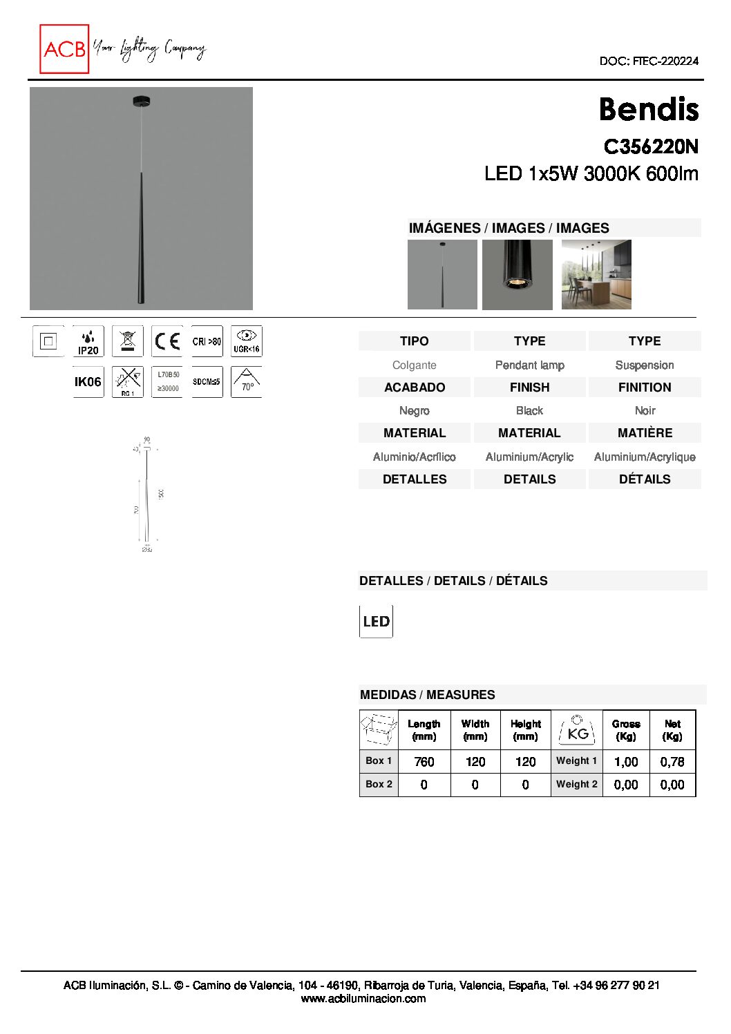 Acb BENDIS preto - Image 4