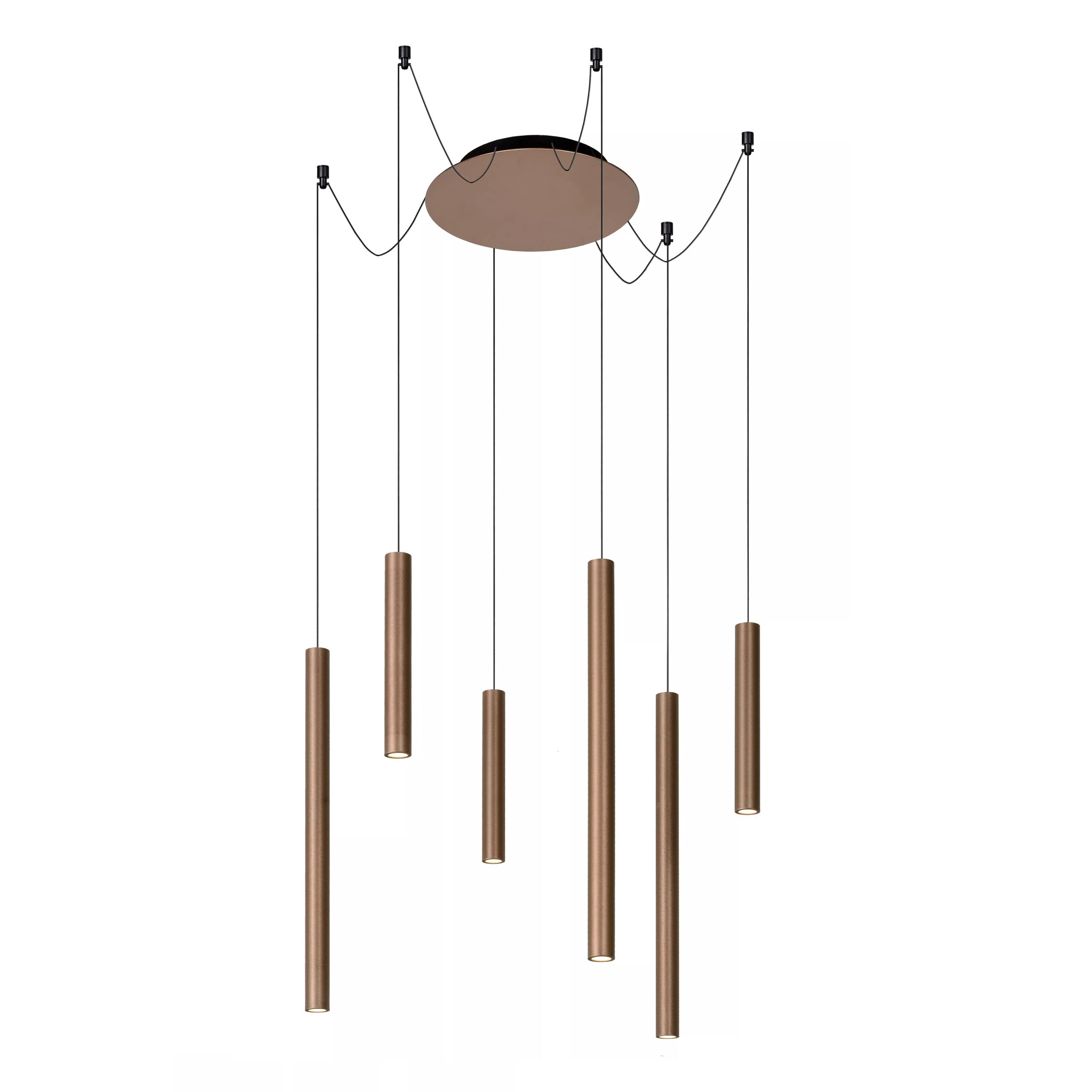 Lucide LORENZ lustre2 castanho