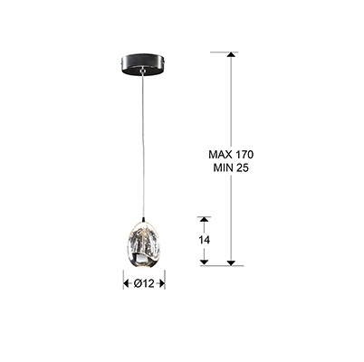 Schuller ROCIO 1L cromado - Image 6