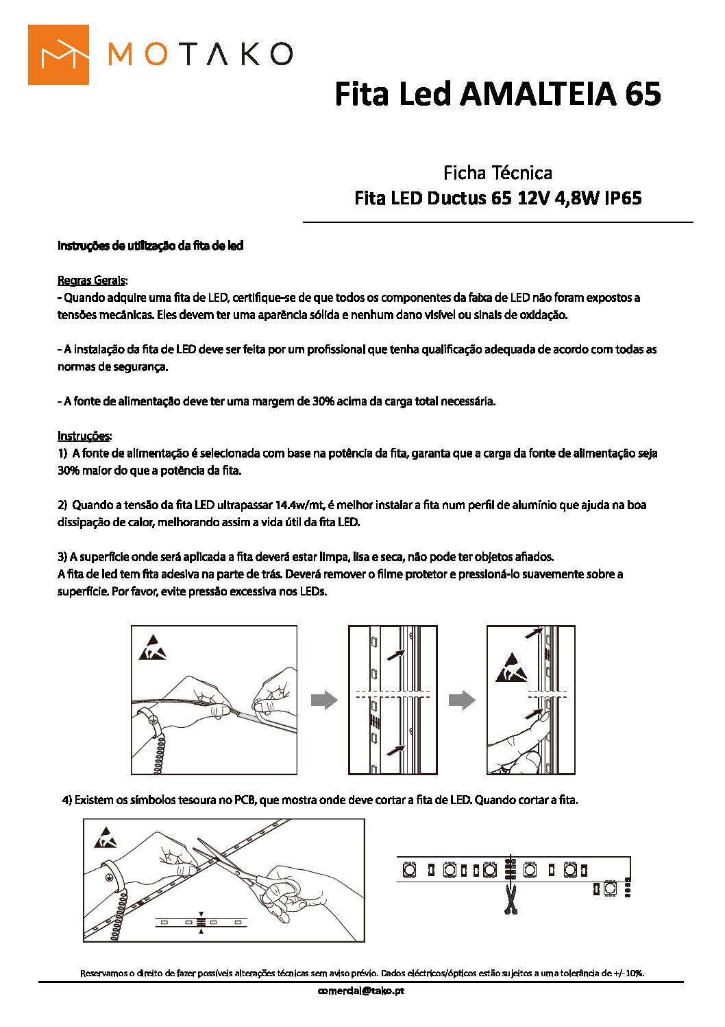 KIT FITA LED DRIVER 4,8W IP65 2700k - Image 4