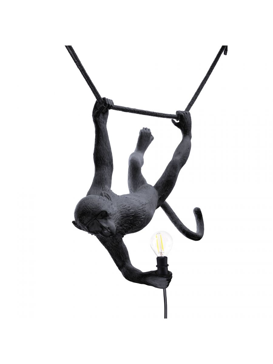 Seletti MACACO pendurado preto