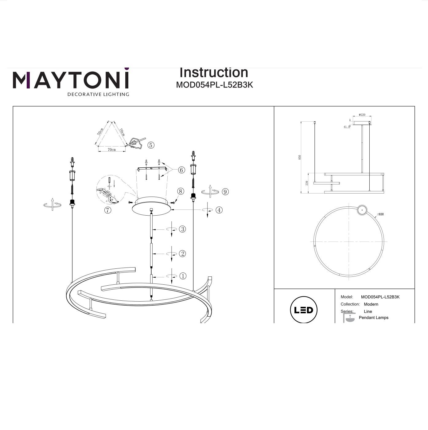 Maytoni LINE 1 teto - Image 4