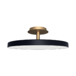 Plafon ASTERIA UP cinza antracite