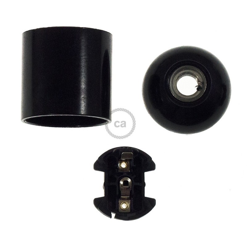Suporte Liso E-27 preto - Image 2