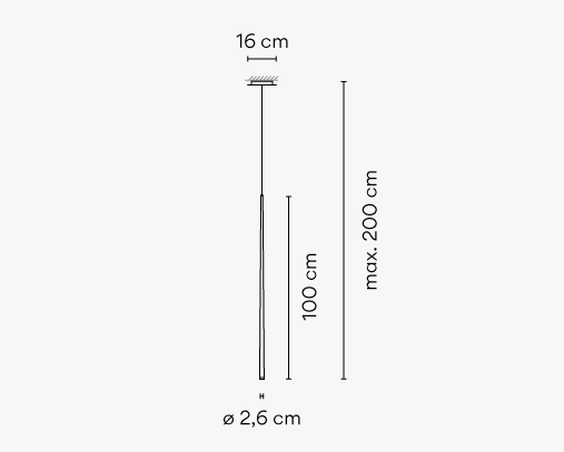 Suspensão MINI SLIM preta - Image 6