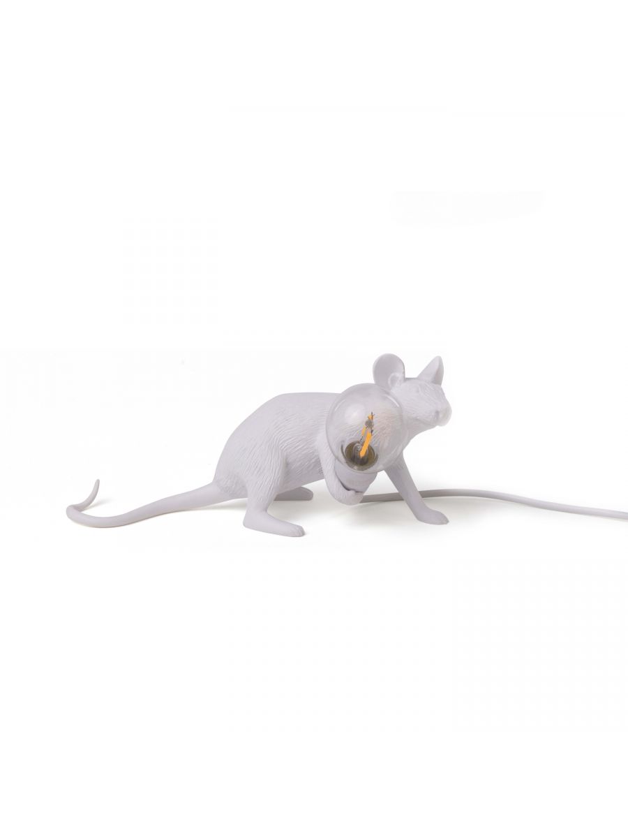 Seletti RATO abaixado branco